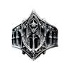 Gothic Vintage Ring Medieval Castle Inspired Design Elegant Jewelry For Women Men Unisex Gift Zinc Alloy Durable Comfort Fit