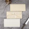 Thick Embossed Greeting Card Envelope with Bowknot Ribbon for Event Invitations