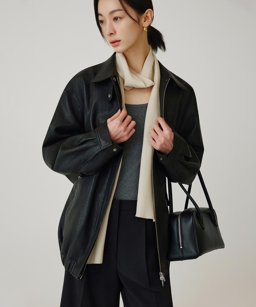 SIYAZU Siac3112 Airy Long Scarf_Light Beige