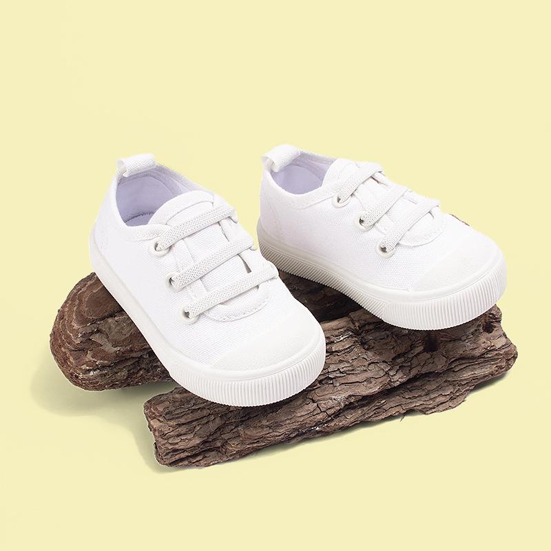 

Anti-slip Girl s Canvas Shoes for Boys 20 белый