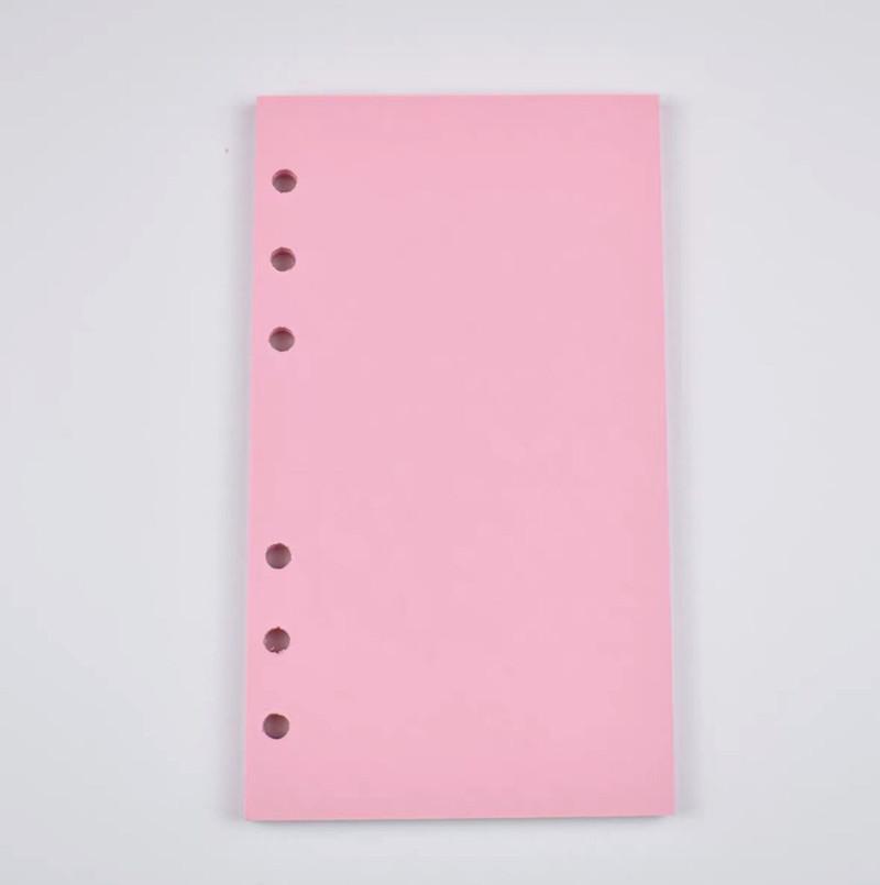 A5 A6 A7 Transparent Loose Leaf Binder Loose Strap Loose Leaf Inner Core Note Book Journal Planner Office Supplies