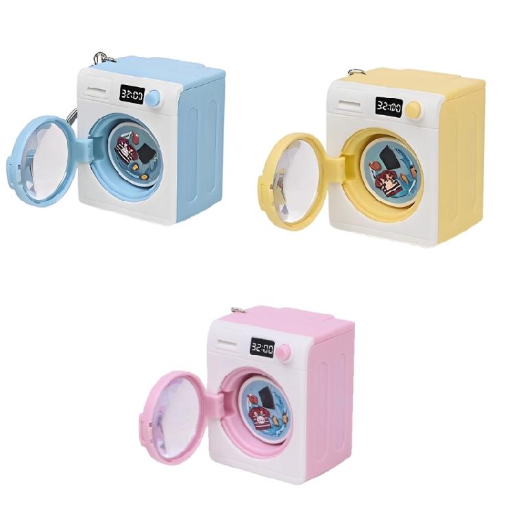 Charming Cartoon Laundry Keychain ABS Made Sturdy Ornament Stress Relief Keychain Ideal For Gifts And Daily Use