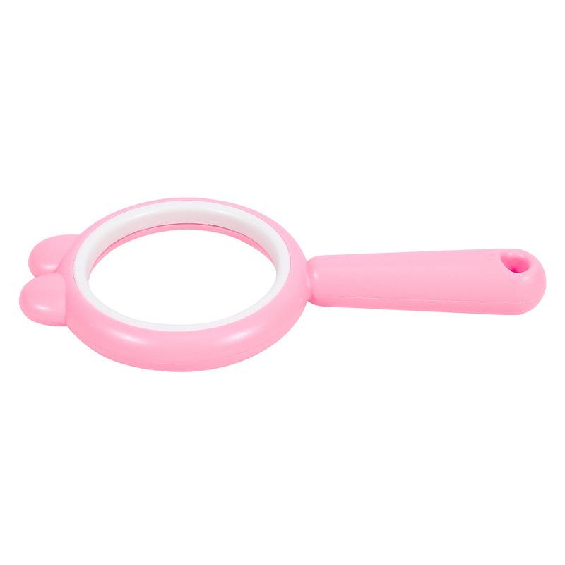 Handheld Rabbit-Shaped Cartoon Magnifying Glass Kindergarten Outdoor Exploration Classroom Science Experiments Small Gift
