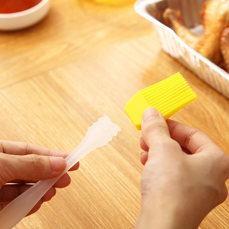 Silicone Oil Brush for Baking & BBQ - Heat Resistant, Non-Shedding, Ideal for Pancakes & Cooking