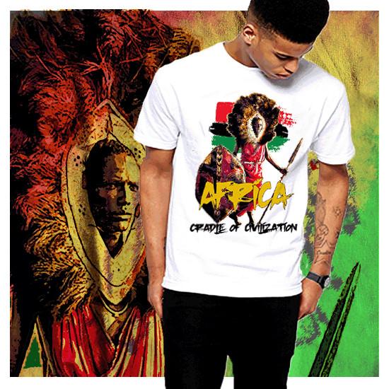 Black History Month African Melanated Pride  Marcus Garvey Malcolm X Unisex T-Shirt M