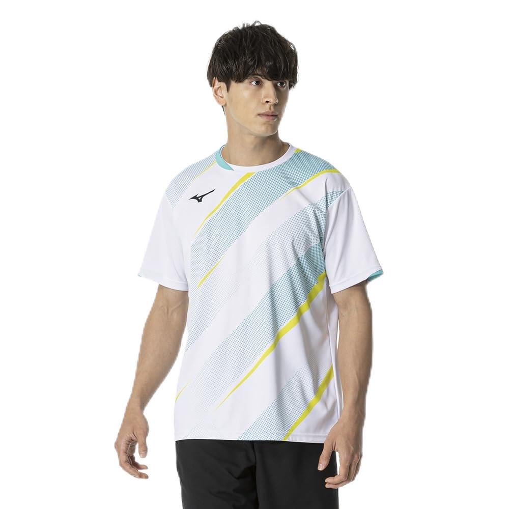 Game Short Dynamotion Officially Approved by the Japan Badminton Size 62JAB021 Tennis/Badminton Shirt, Sleeve, Moisture-Wicking, Quick-Drying, Fit,