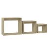 Vidaxl Nesting Tables, 3 Pcs, Sonoma Oak