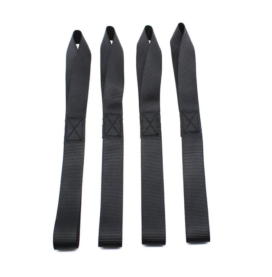 8Pcs 2300 Lb Soft Loop Tie Down Straps Ratchet Towing Cargo For Scooters ATV UTV