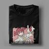 Unisex Kasane Teto T-Shirt Reine Baumwolle Oberteile Vintage Kurzarm Rundhals T-Shirt Übergröße T-Shirt