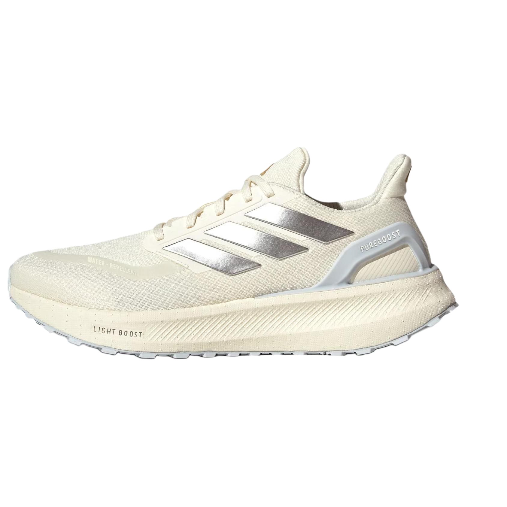 Adidas Pureboost 5 Pale Ivory Metallic Silver JR7676 36
