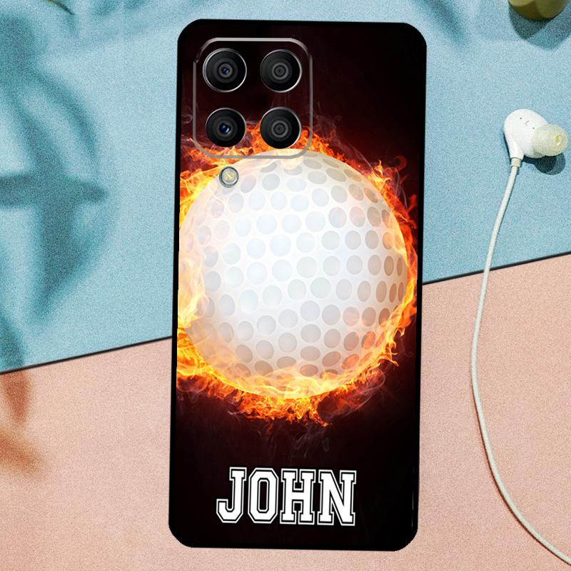 GOLF GOLFER GOLFING SUNSET For Samsung Galaxy M14 M34 M54 M20 M06 M16 M12 M13 M15 M35 M55 M33 M53 M21 M31 M32 M52 Case