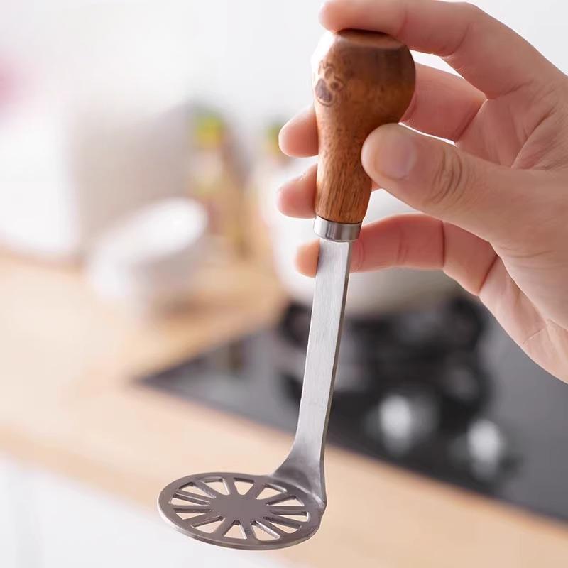 Japanese Style Mashed Potato Press, Stainless Steel, Egg Press, Roller Press, Mashing Tool, Household, Baby, Complementary Food Tool