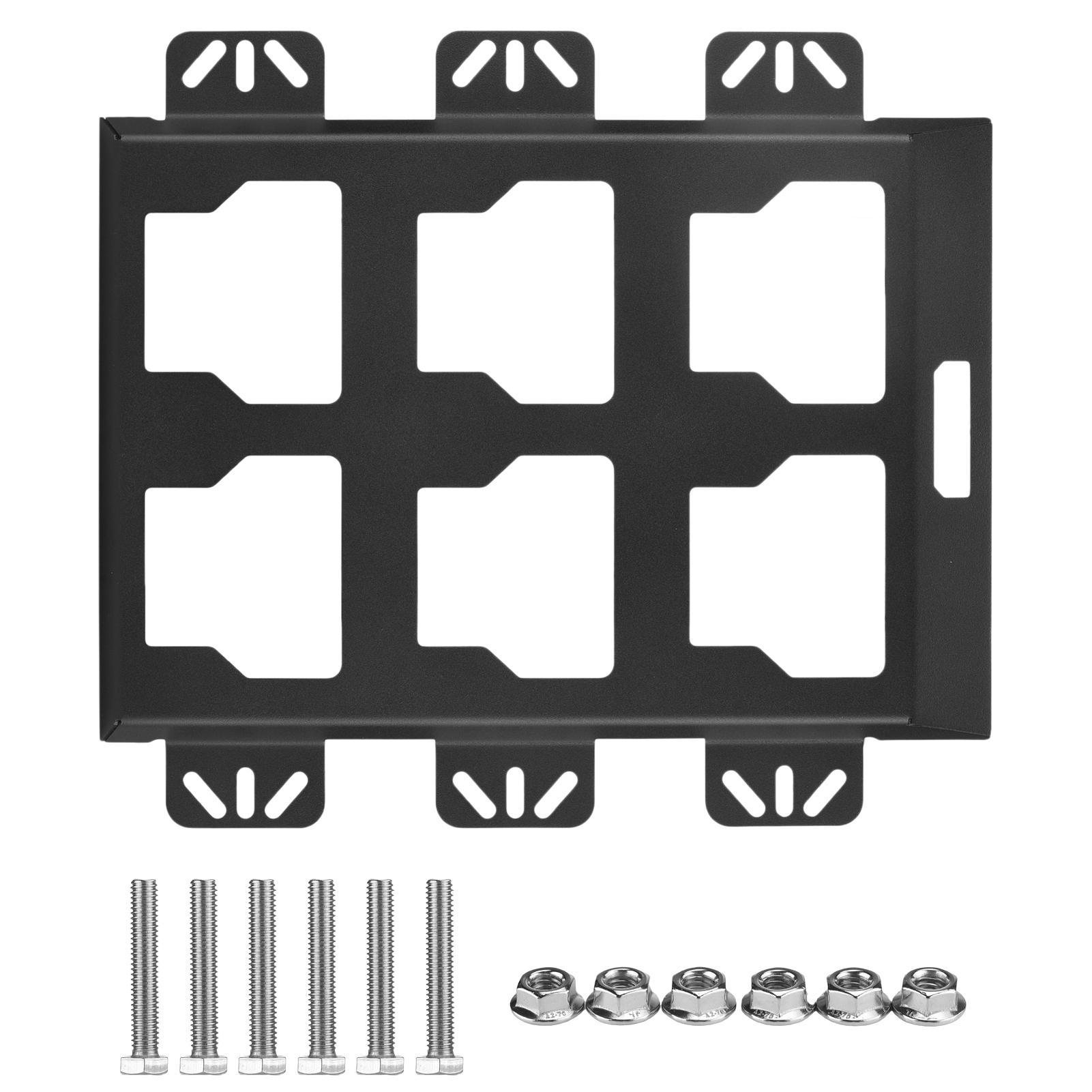 

Монтажная пластина Половина пластины Замена для ящиков для инструментов Milwaukee Packout, Настенный органайзер 50 фунтов для хранения инструментов и