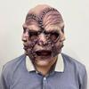 Soft Halloween Scary Mask Realistic Cosplay Costume Mask Three-Sided Scar Human Face  Cosplay Party