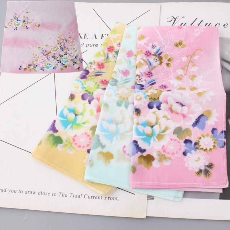 

Thin Cloth Summer Carry-on Sweat-Wiping Business Gift Handkerchief Jin Yun Fanhua 3 Pack -43cm