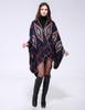 Geometric Rhombus Fashion Extra Long Thick Imitation Cashmere Ethnic Travel Shawl Cape