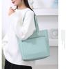 Women Large Capacity Tote Bag Nylon Shoulder Handbag Casual Zipper Shopping Bag Lightweight Travel Work School Carryall Purse