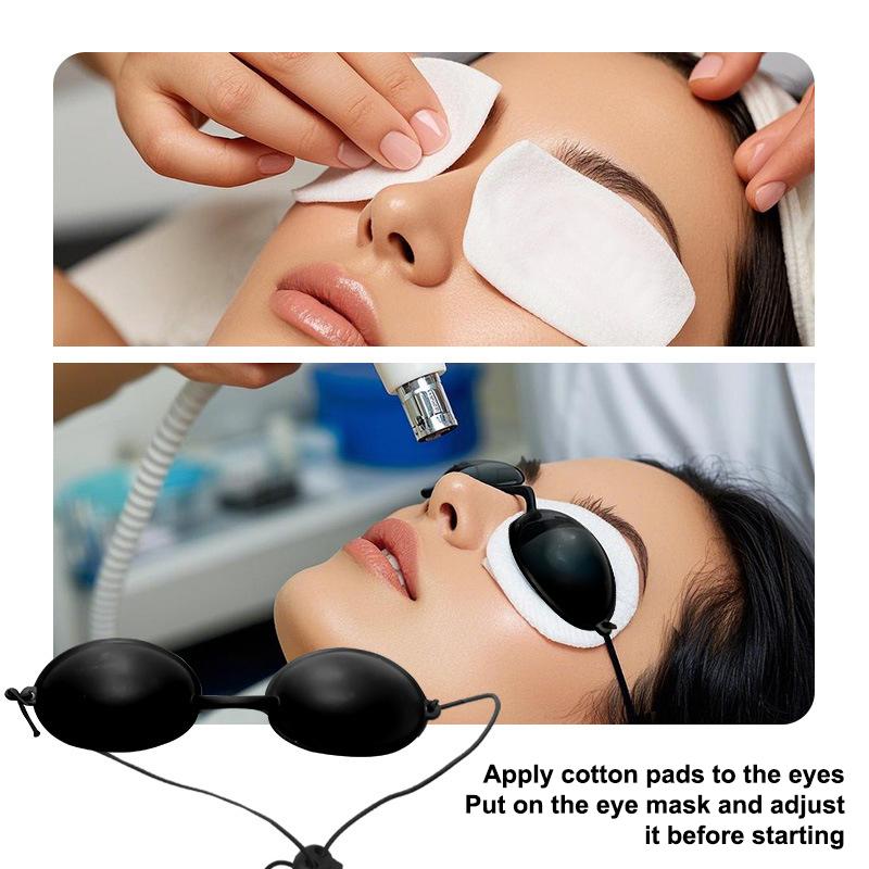 Weiche Silikon-UV-Schutzbrille Flexible Brille für IPL-Laser-LED-UV-Lampenbehandlung Solarium Bräunen