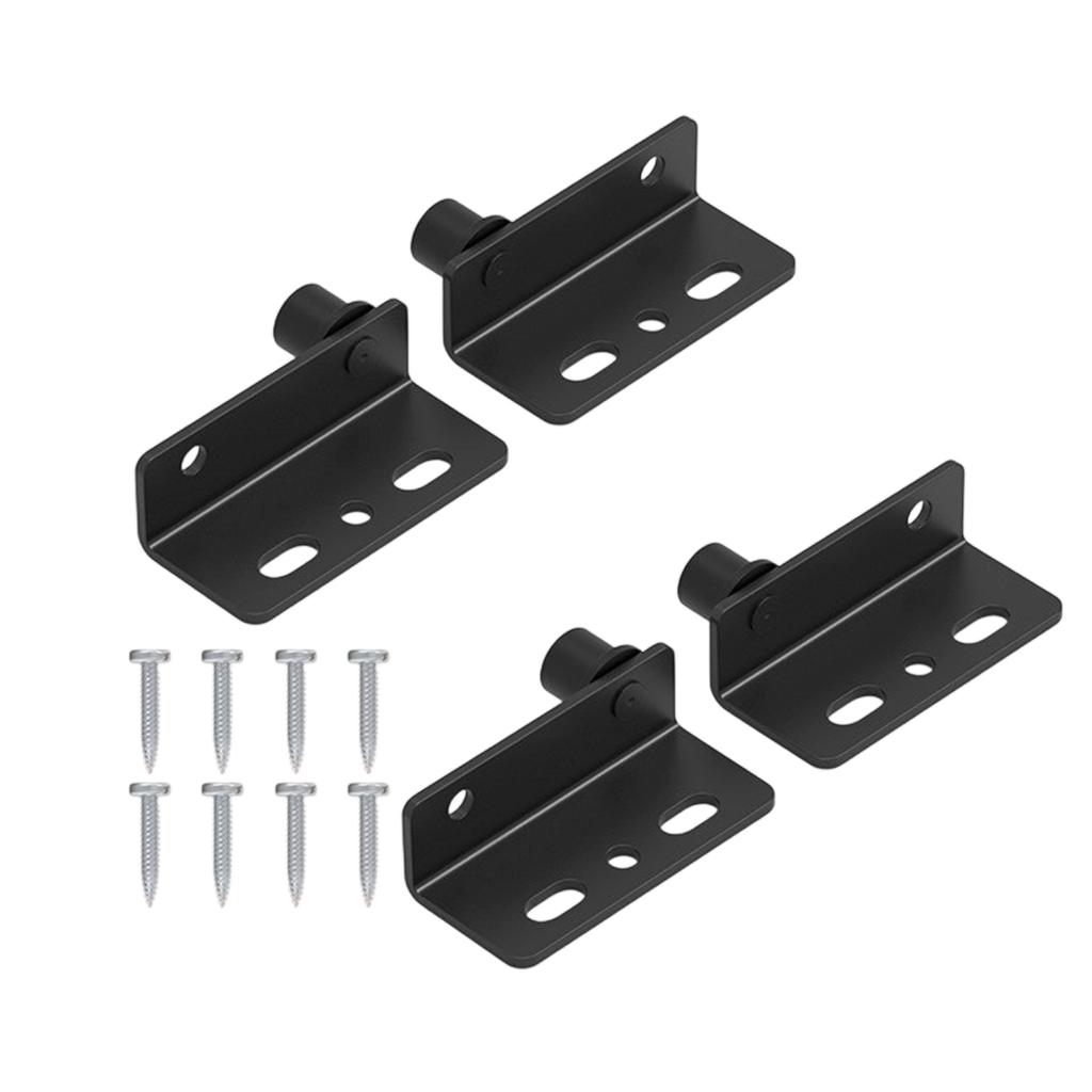 Pack of 4 Stainless Steel Rotating Corner Brackets for Furniture and Construction With High Corrosion Resistance