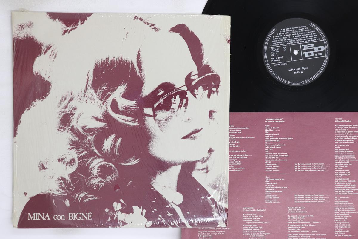 

LP Record MINA - Mina Con Bigne PLDL6088 PDU 1984 Italy Rock Used