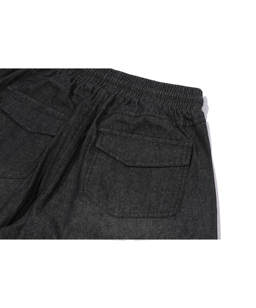 CPGN STUDIO Washed Balloon Cargo Denim Pants Black