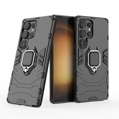 For Samsung Galaxy S25 Ultra 5g Back Cover Phone Case Shockproof Armor Anti-Fall Metal Ring Holder Magnetic Protect Funda Coque