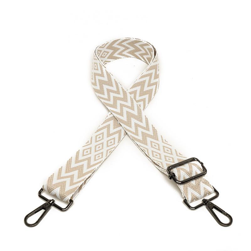 Spot shoulder strap 38mm new ethnic style shoulder strap adjustable bag single shoulder strap color bag strap