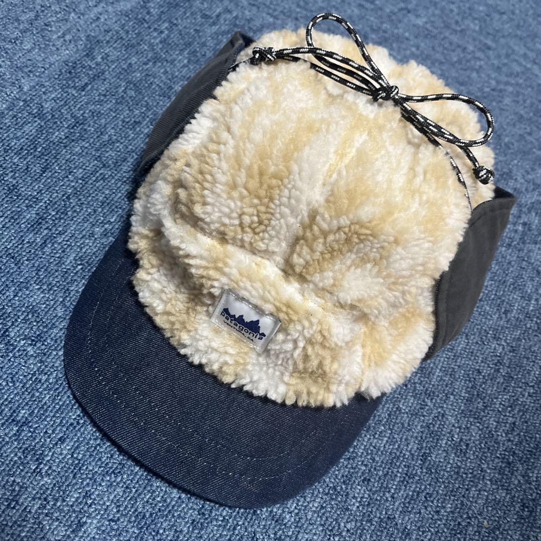 

[USED] Patagonia Flight Cap Beige Dark Gray