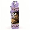 1PC Grumpy Bear Funny Sarcastic Quote 750ml Color Plastic Sports Water Bottle Leakproof Flip Straw Lid Suitable for Sports Office Home Use