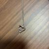 Used heart shaped necklace