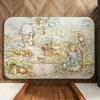 Cartoon P-Peter R-Rabbit Floor Mat Soft Flannel Floor Mat  Suitable for Entryways, Living Rooms, Bedrooms, and Bathrooms