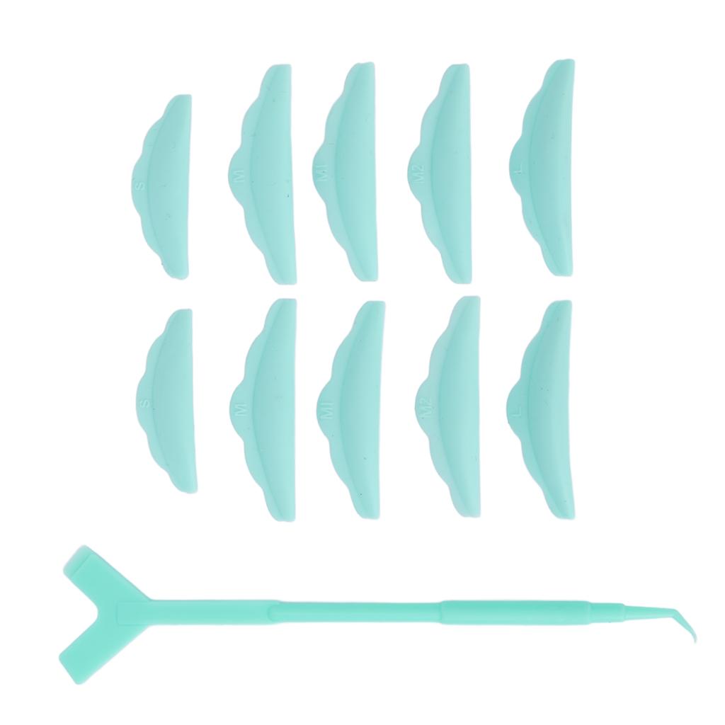Eyelash Lash Perm Tools 5 Pairs Eyelash Lash Perm Silicone Pads 10 Pieces Y Shape Eyelash Lift