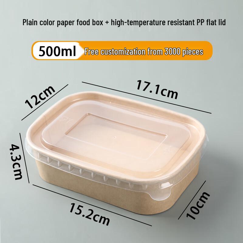 Disposable Rectangular Food Container