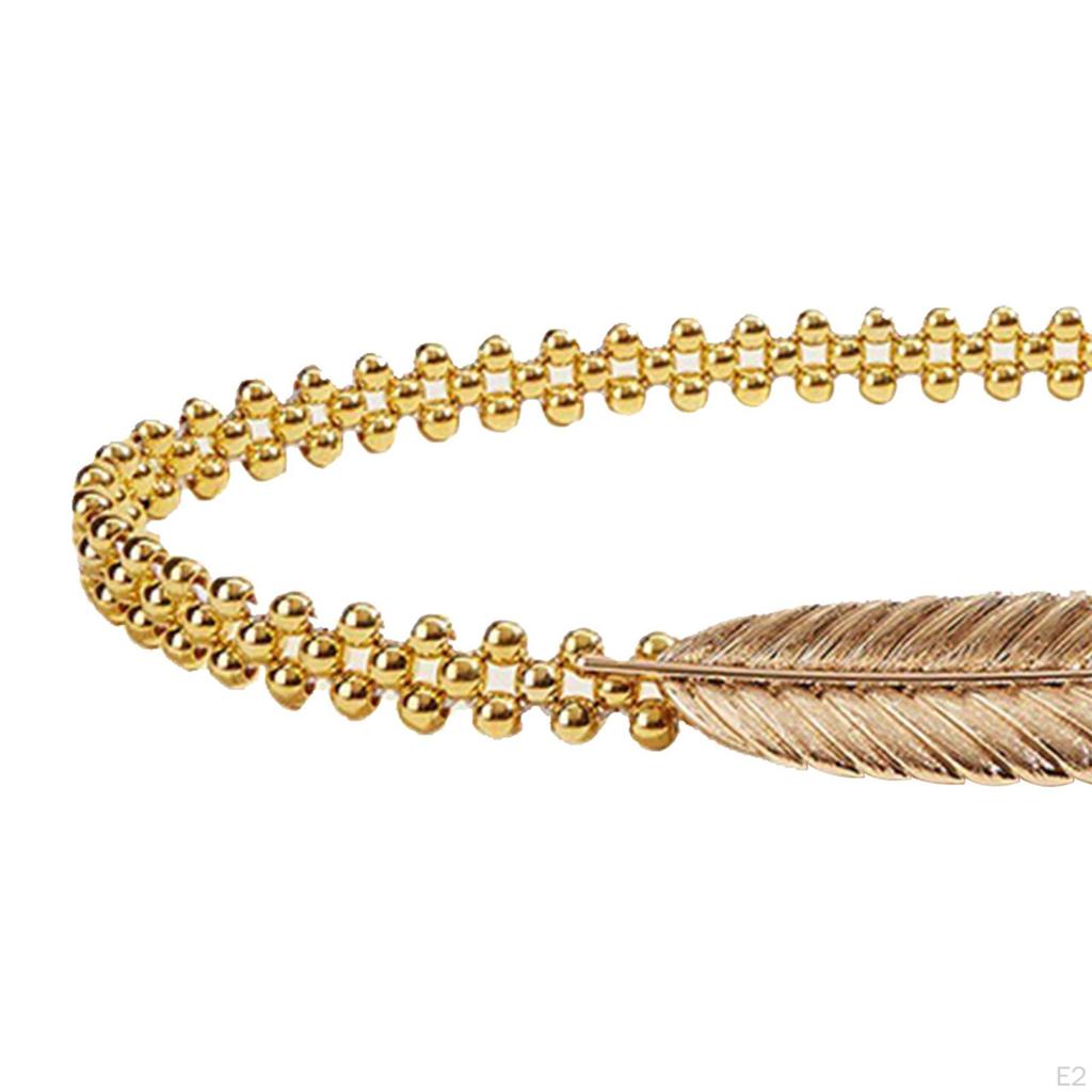Gürtel für Damen Kleid Dünn Luxus Elastischer Taillenbund Kette