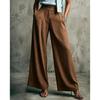 New Style Women's Solid-color Wide-leg High-waist Loose-fitting Slimming Casual Pants