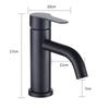 TLXT 304 Edelstahl Schwarzer Waschbeckenmischer Wasserhahn