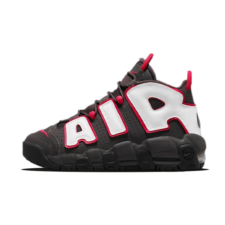 (GS) Nike Air More Uptempo Medium Ash Siren Red White Kids DH9719-200 EU 35.5
