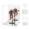 TITIROBA Figure UV Magnetic Front Collection Includes Cleaning Easy Assembly W X 20cm D X 30cm Mirrored Base Mirrored Case, Acrylic, Protection, Door,
