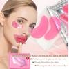 20 Pairs Lip Mask & Eye Mask,Crystal Gel Eye Pads Nourishes the Lip Patches for Skin Care Spa Daily Moisturizing Eye Patches for Puffy Eyes