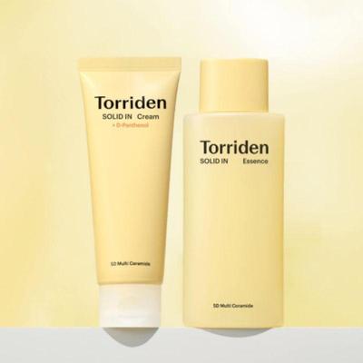 Solid-In Ceramide Cream 70ml + All Day Essence 100ml Set – Barrier Strengthening & Deep Hydration Skincare Duo