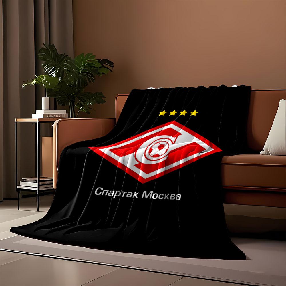 Spartak Moscow Logo Design print blanket soft and cozy perfect for the living room bed sofa or a nap,gift