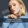 Kopfhörer für iPhone 13 14 12 Pro Max MFi-zertifizierte Ohrhörer mit Mikrofon Geräuschunterdrückung Stereo-Bass In-Ear-Kopfhörer Anschluss Kabelgebundene Kopfhörer