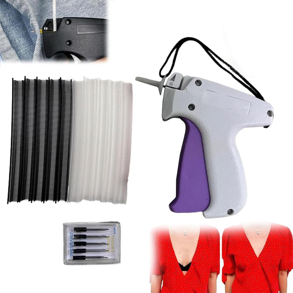 Price Label Gun with 6 Needles Mini Stitch Gun Stitch Hemming Gun Tagging Stitch Tool Sewing Machine for Clothes Socks Hats