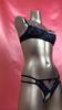 Lingerie Open Bra Open Crotch Sexy 2 Piece Set Blue [komanakomi]