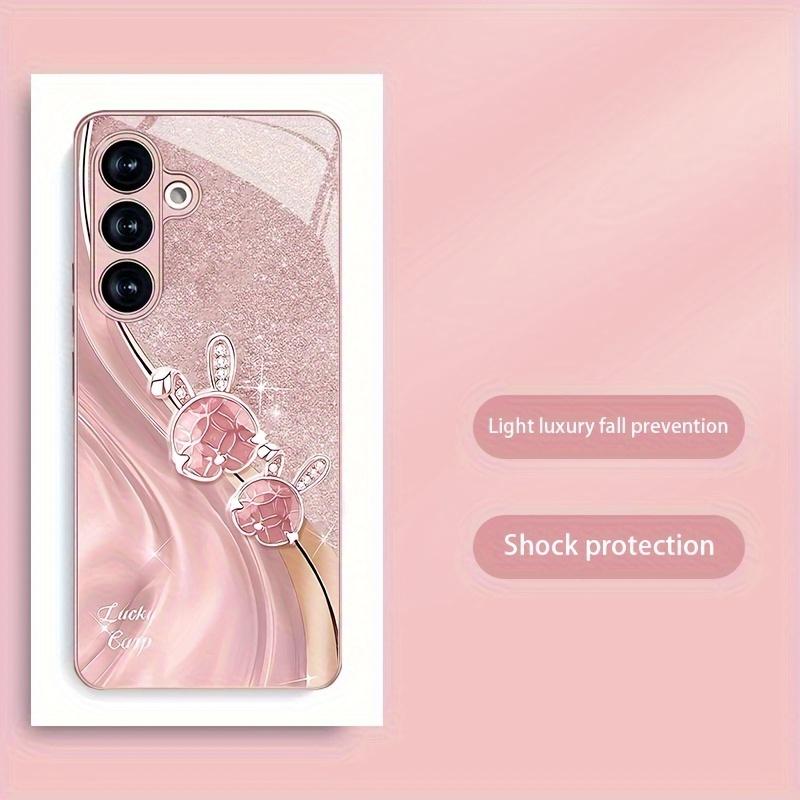 Female Rabbit Hot-selling Exquisite Beautiful PhoneCase Glass PhoneCase for Samsung Galaxy S26 S25 S24 S23 S22 FE Ultra Plus