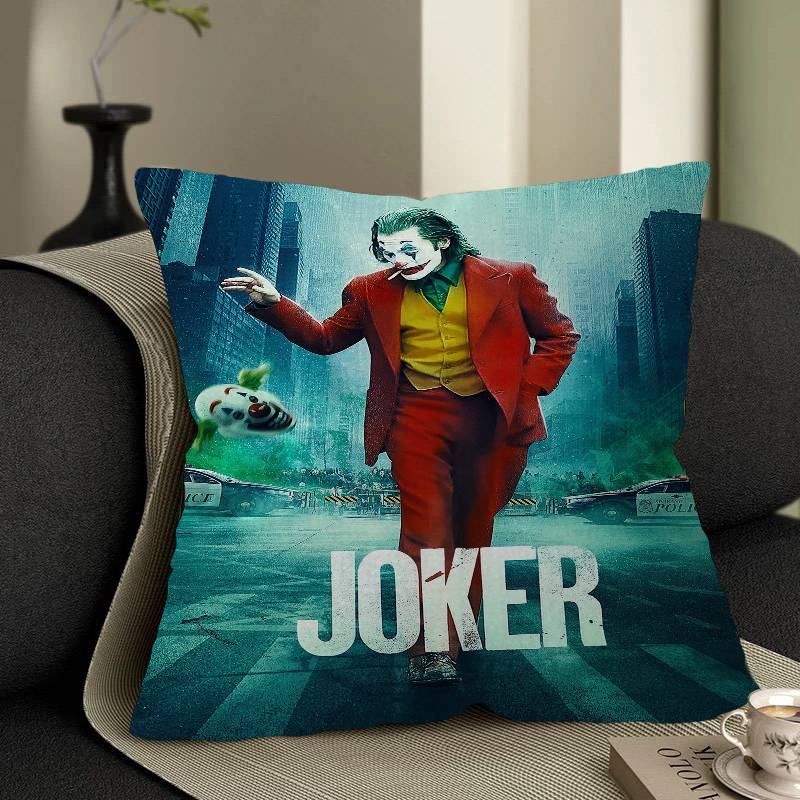 J-Joaquin P-Phoenix J-Joker Decorative Room Aesthetics Pillow Case Home Decor Bedroom Sofa Bed Couch Pillow Cover 45X45