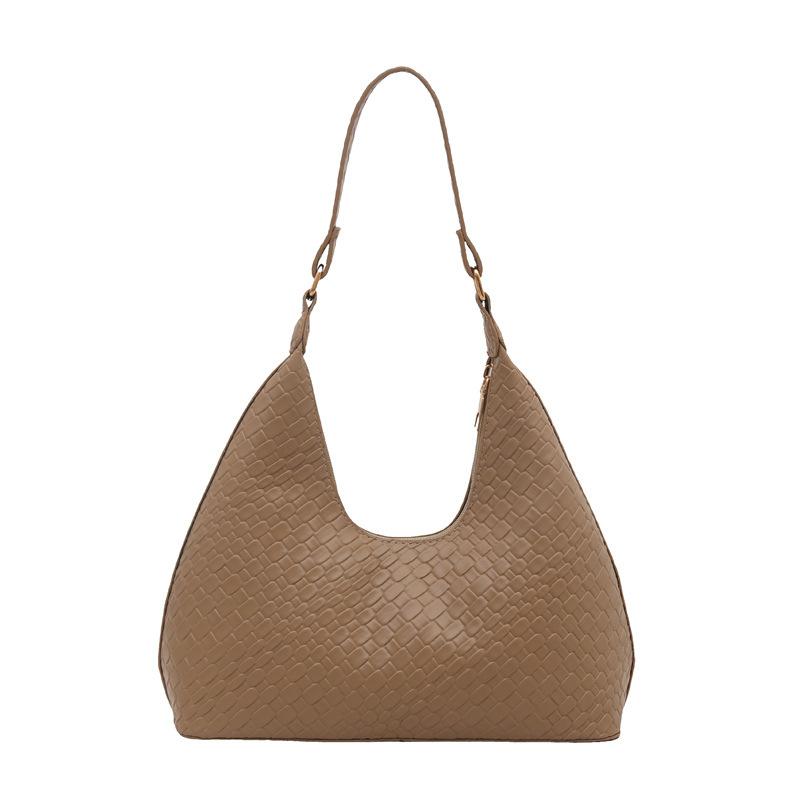 Solid Color Casual Large Capacity Fashion 2025 Retro New Beautiful Armpit Bag Shoulder Handbag Women's Bag