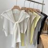 Knitted Hollow Out Shawl, Lightweight Breathable Neck Scarf Wrap for Women