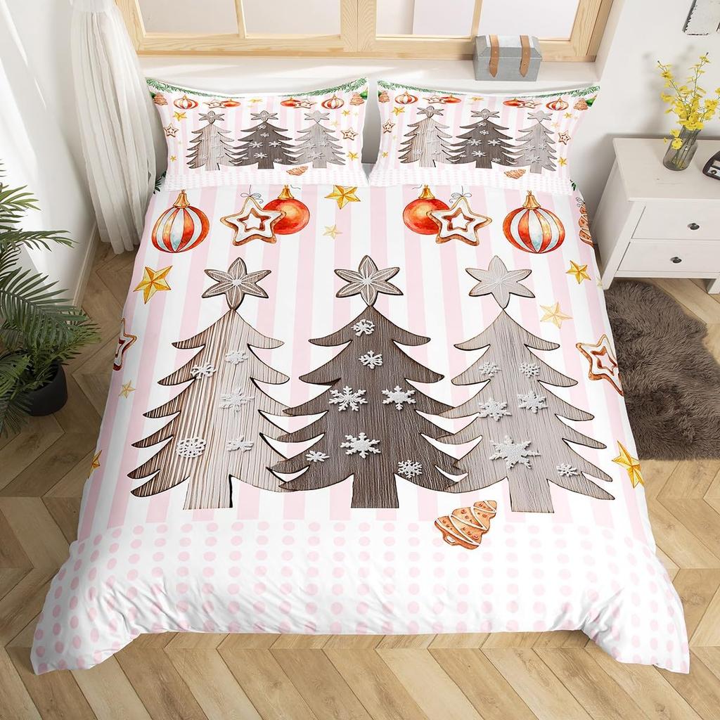 Pine Duvet Cover Sets for Teens Kids Adults Quilt Covers Lightweight Down Bedroom Decor 2 Pillowcases 1 Duvet Cover No Comforter