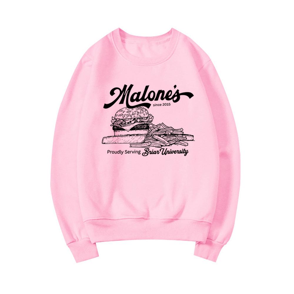 Malones Seit 2015 Briar University Sweatshirt Vintage Off Campus Serie Hoodie Unisex Rundhals-Sweatshirts Buchliebhaber Geschenk